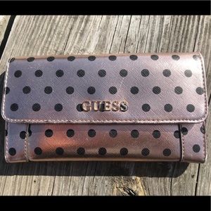 Guess polka dot wallet